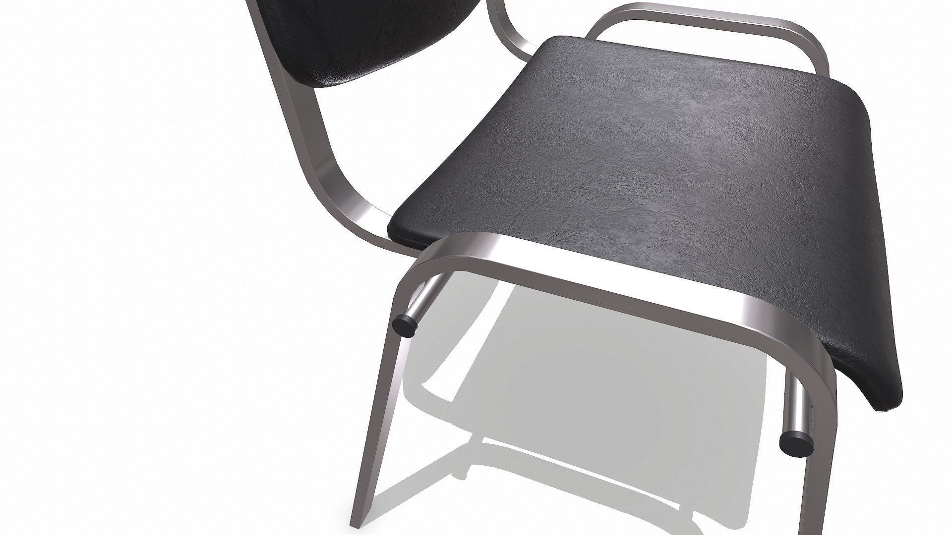 Chair Low-poly PBR Free low-poly 3D model_7