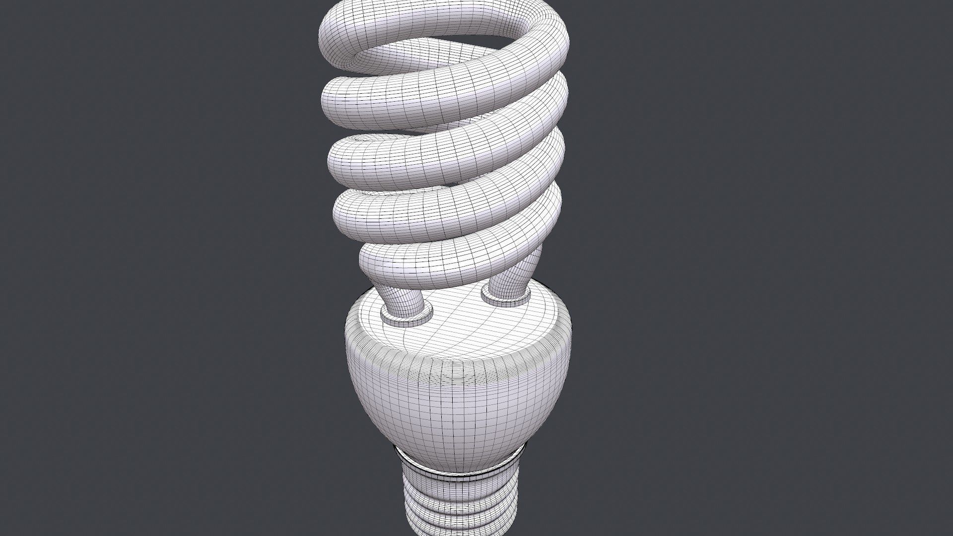 CFL Light Bulb PBR Free 3D model_15