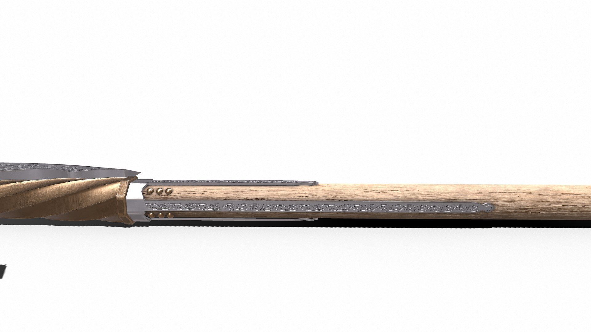 Berserker Axe Low-poly PBR Low-poly 3D model_13