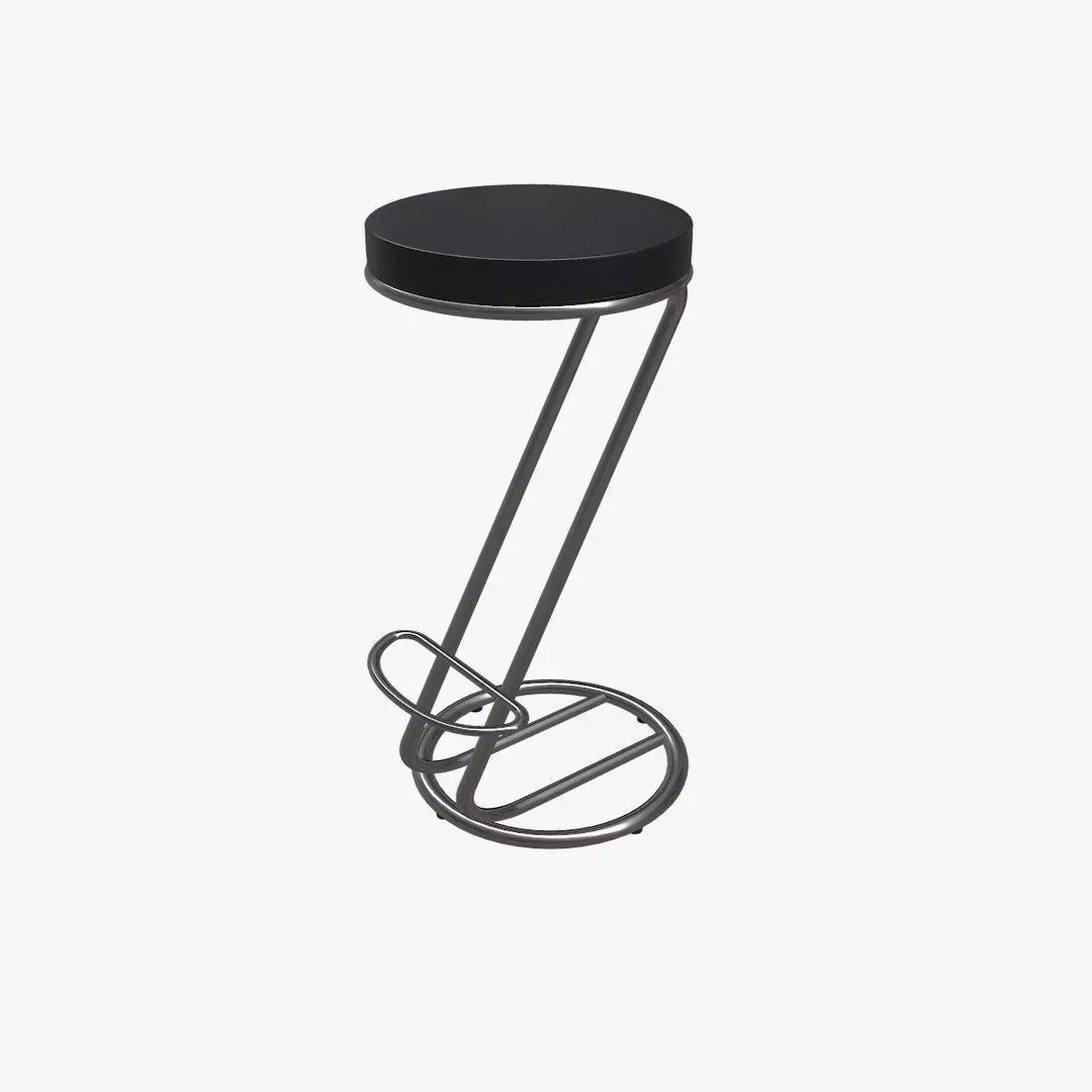 Barstool PBR Free 3D model