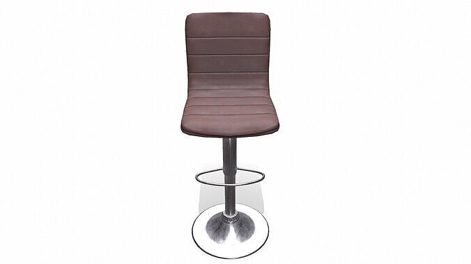 Bar Stool1 Low-poly PBR Low-poly 3D model 3