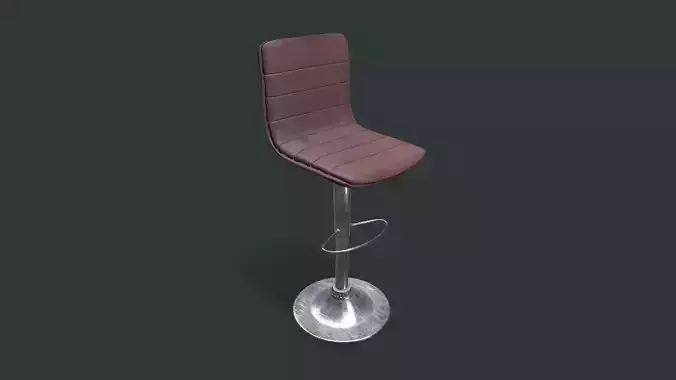 Bar Stool1 Low-poly PBR