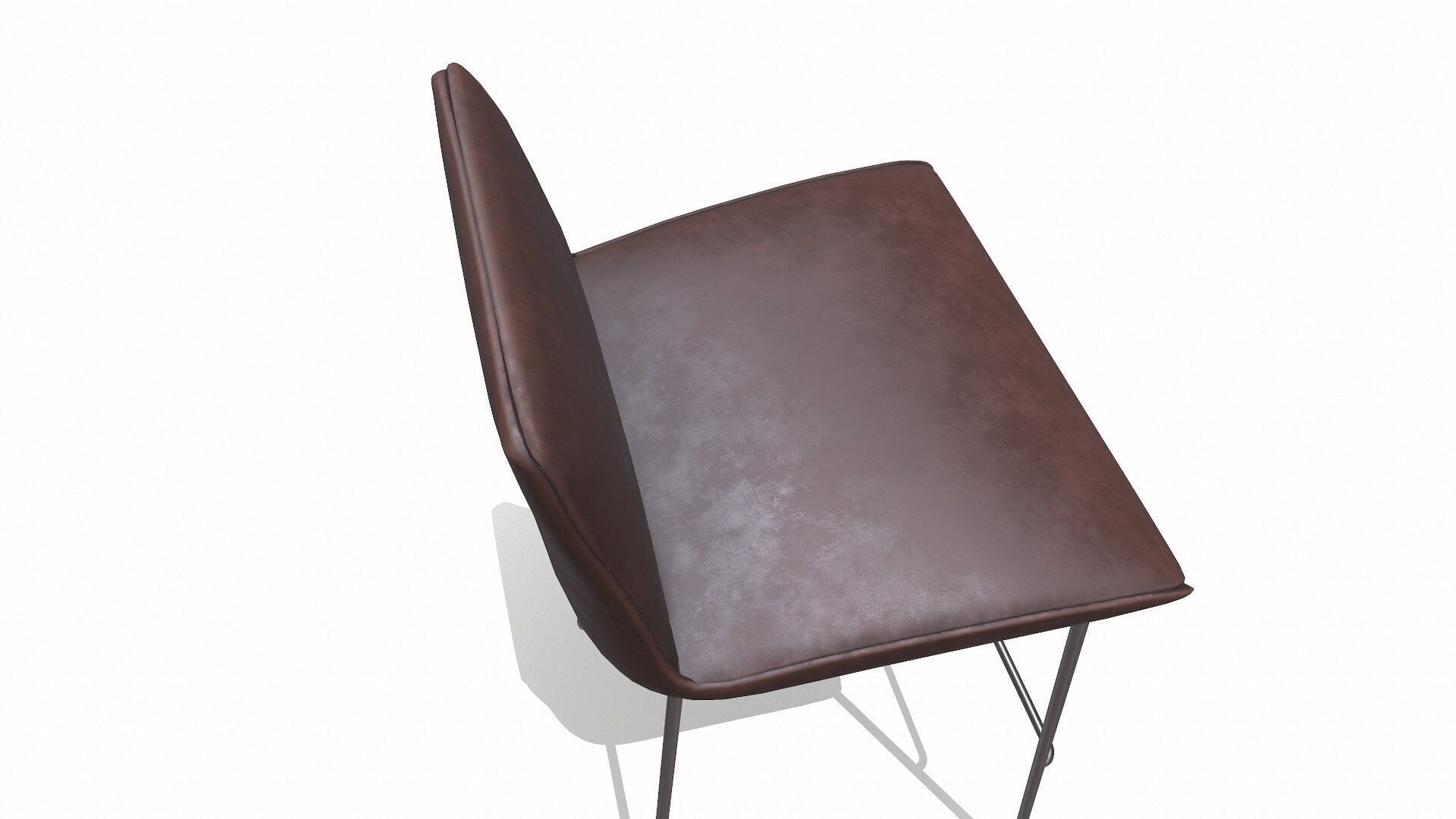 Bar Stool Low-poly PBR Low-poly 3D model_8