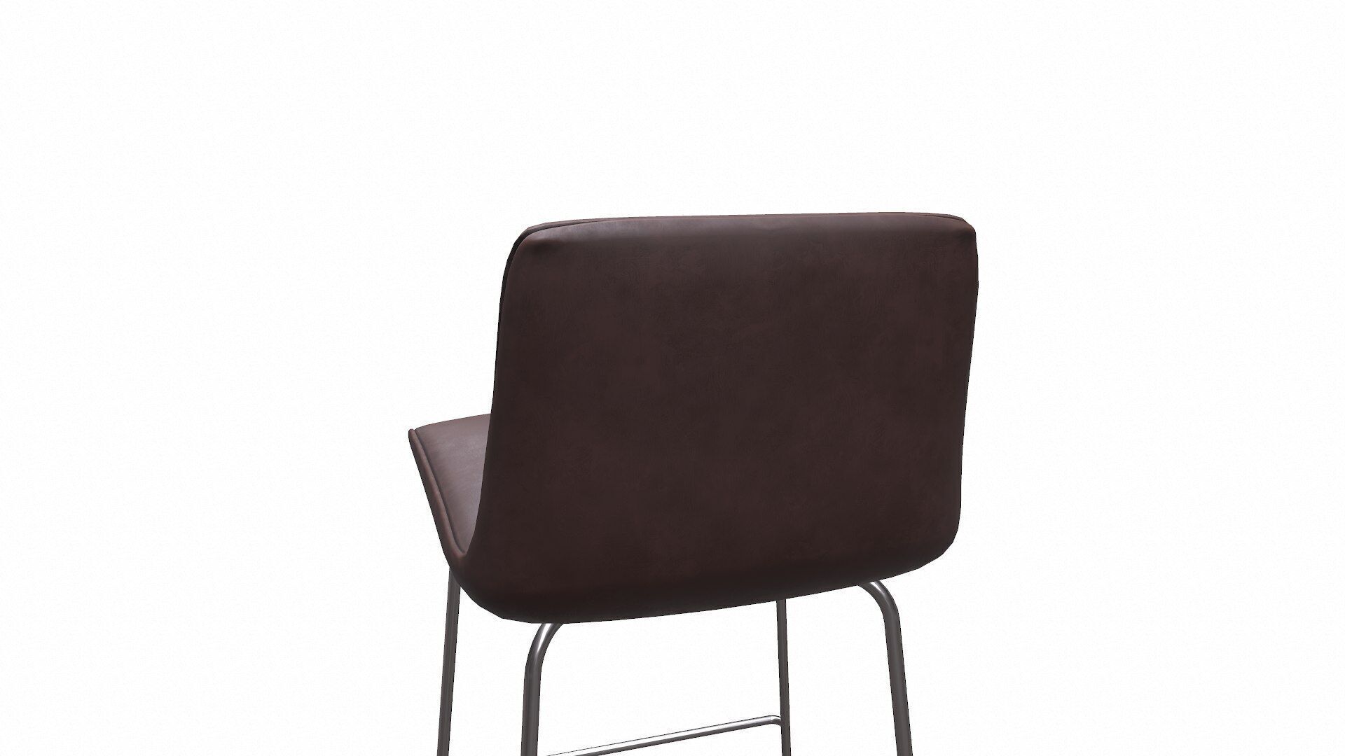 Bar Stool Low-poly PBR Low-poly 3D model_6