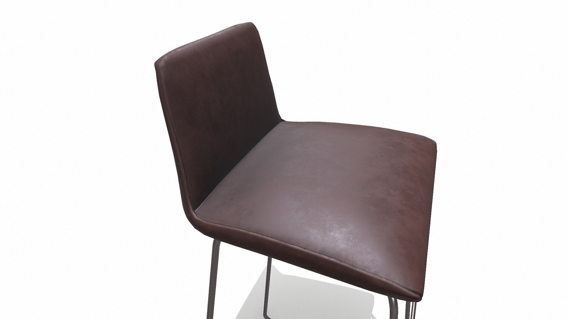 Bar Stool Low-poly PBR Low-poly 3D model_7