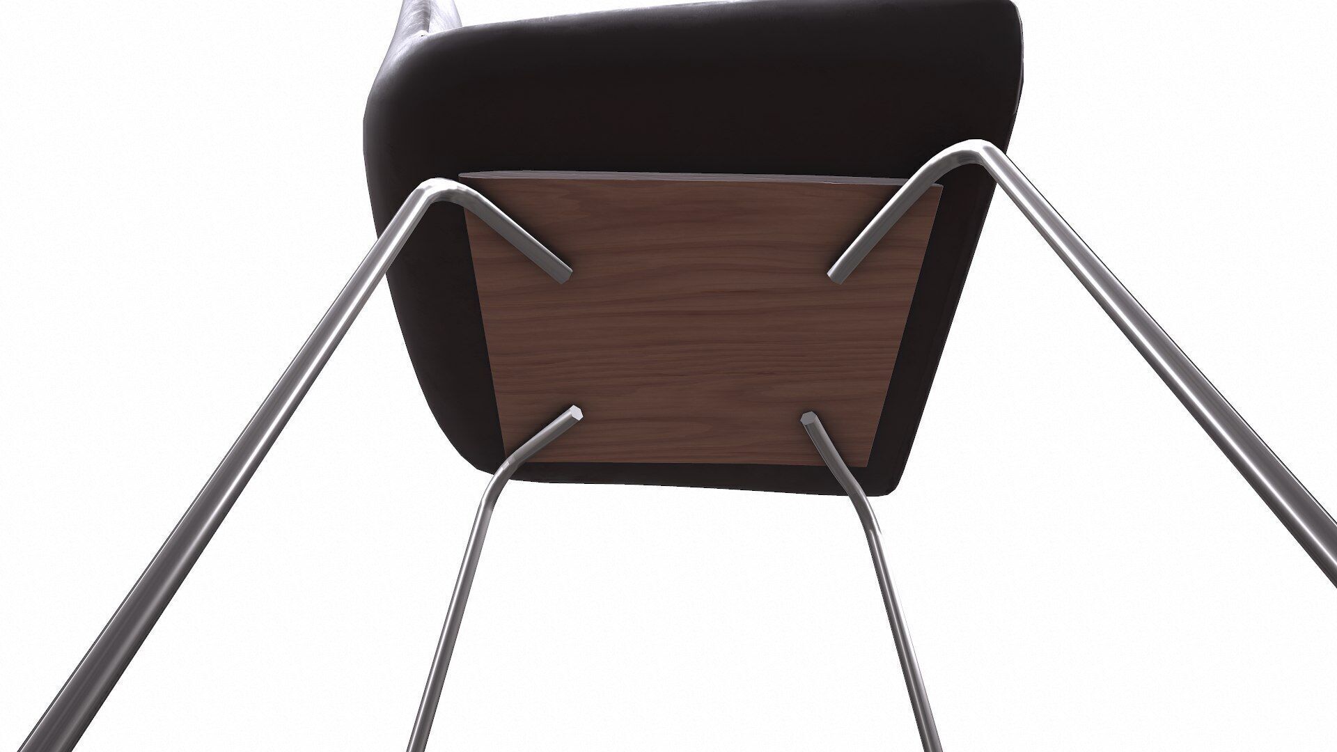 Bar Stool Low-poly PBR Low-poly 3D model_12