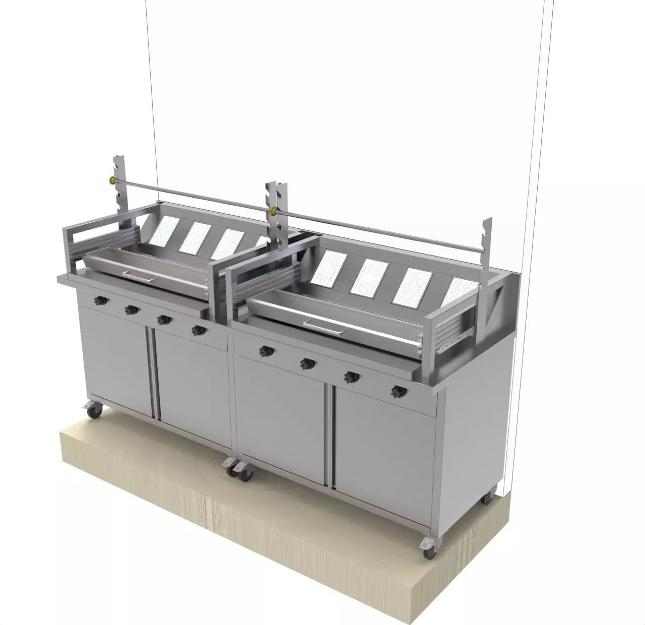 BBQ-GRILL shawarma  3D model_0