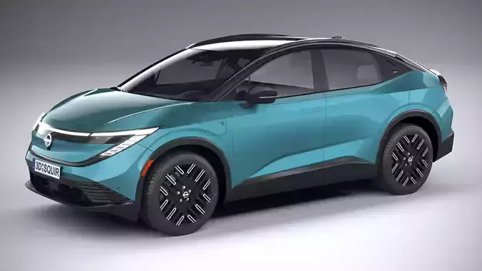 Nissan Leaf 2026 3D model