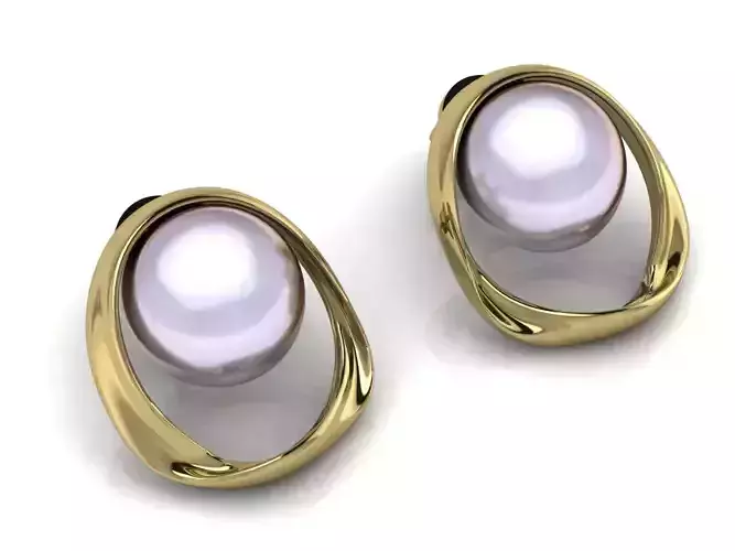 Pearl Earring  Jewelry Gold 