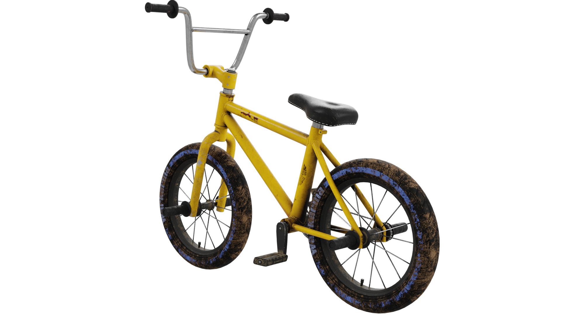 BMX Bicycle 3D model_6