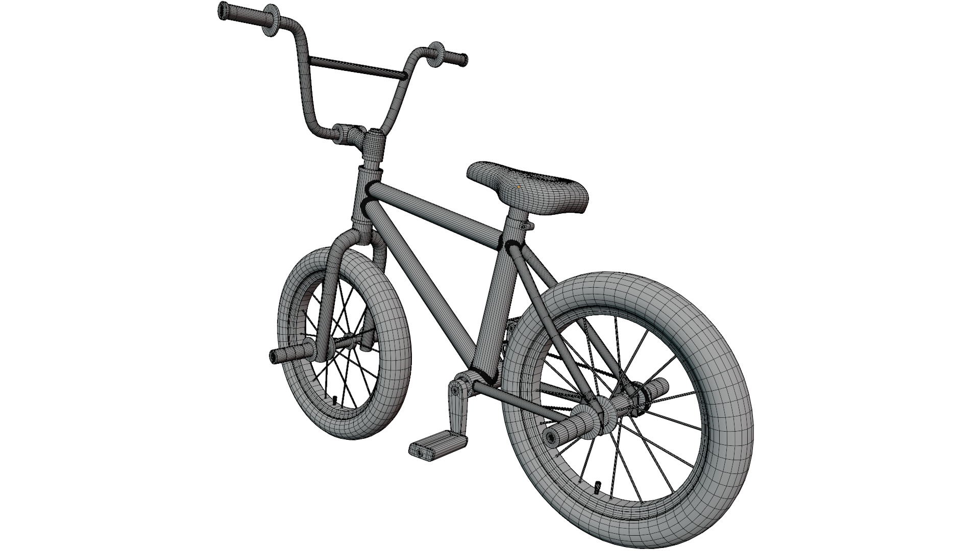 BMX Bicycle 3D model_15