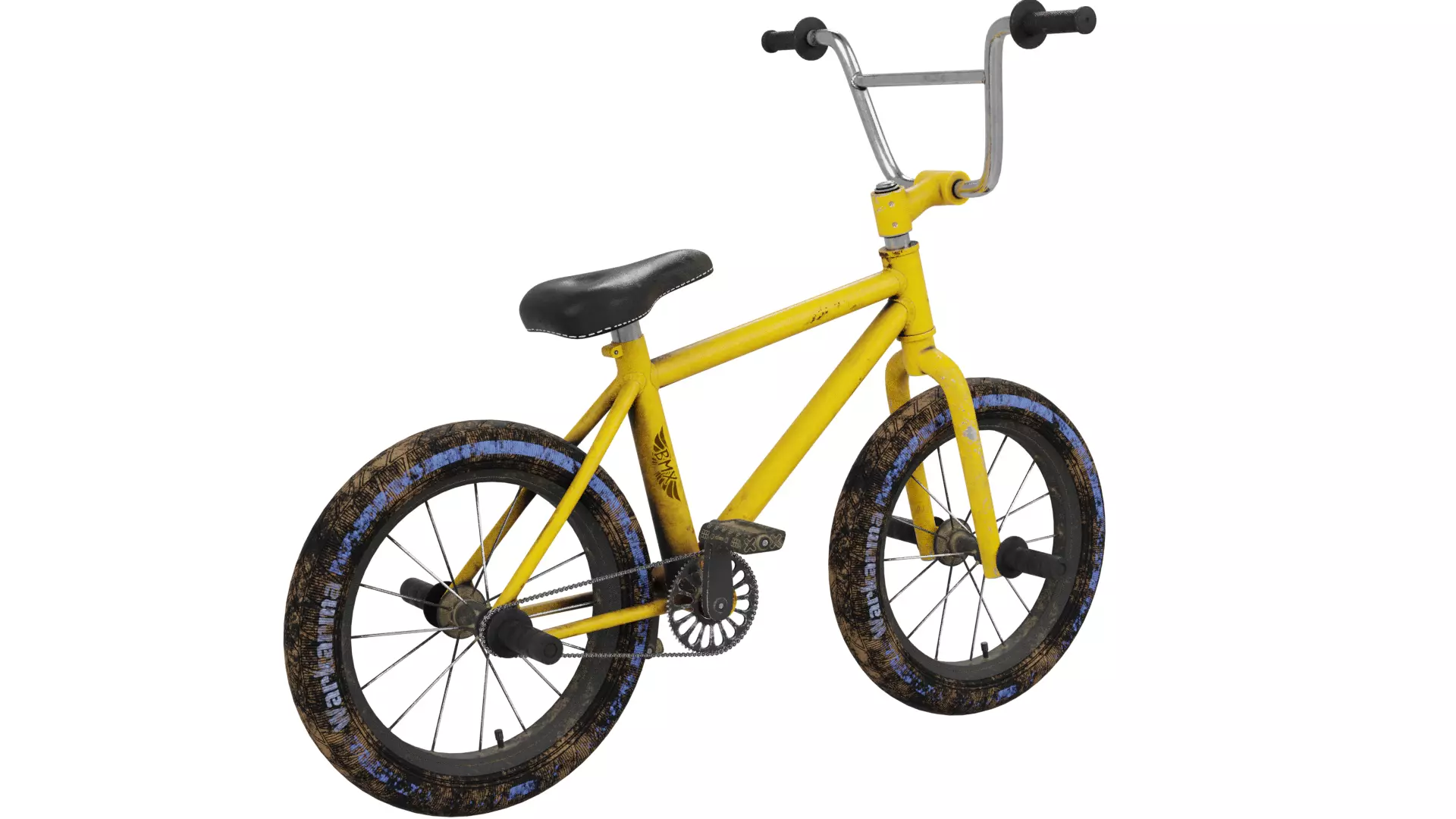 BMX Bicycle 3D model_0
