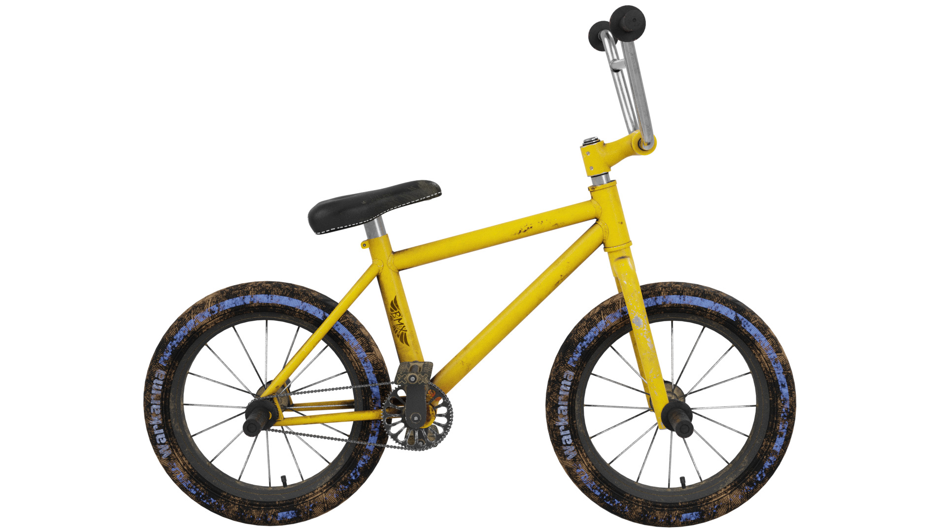 BMX Bicycle 3D model_1