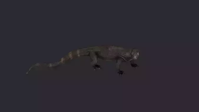 Komodo Dragon 3D Model Ready to Print 3D print model