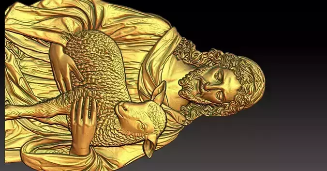 2 Jesus CNC Relief Model