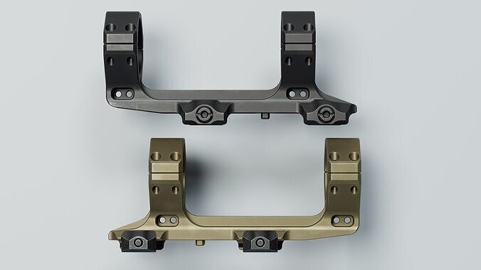 AUS Mount - 34mm - 1-54 - Replica Low-poly 3D model