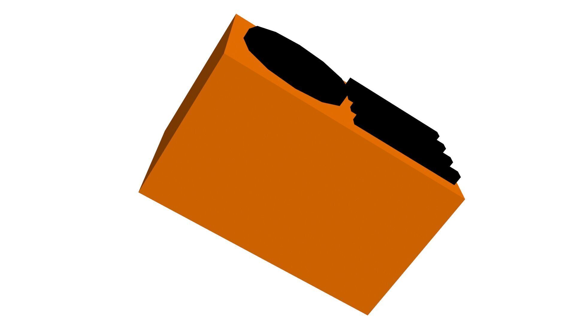 Low Poly Game Ready Radio Low-poly 3D model_4