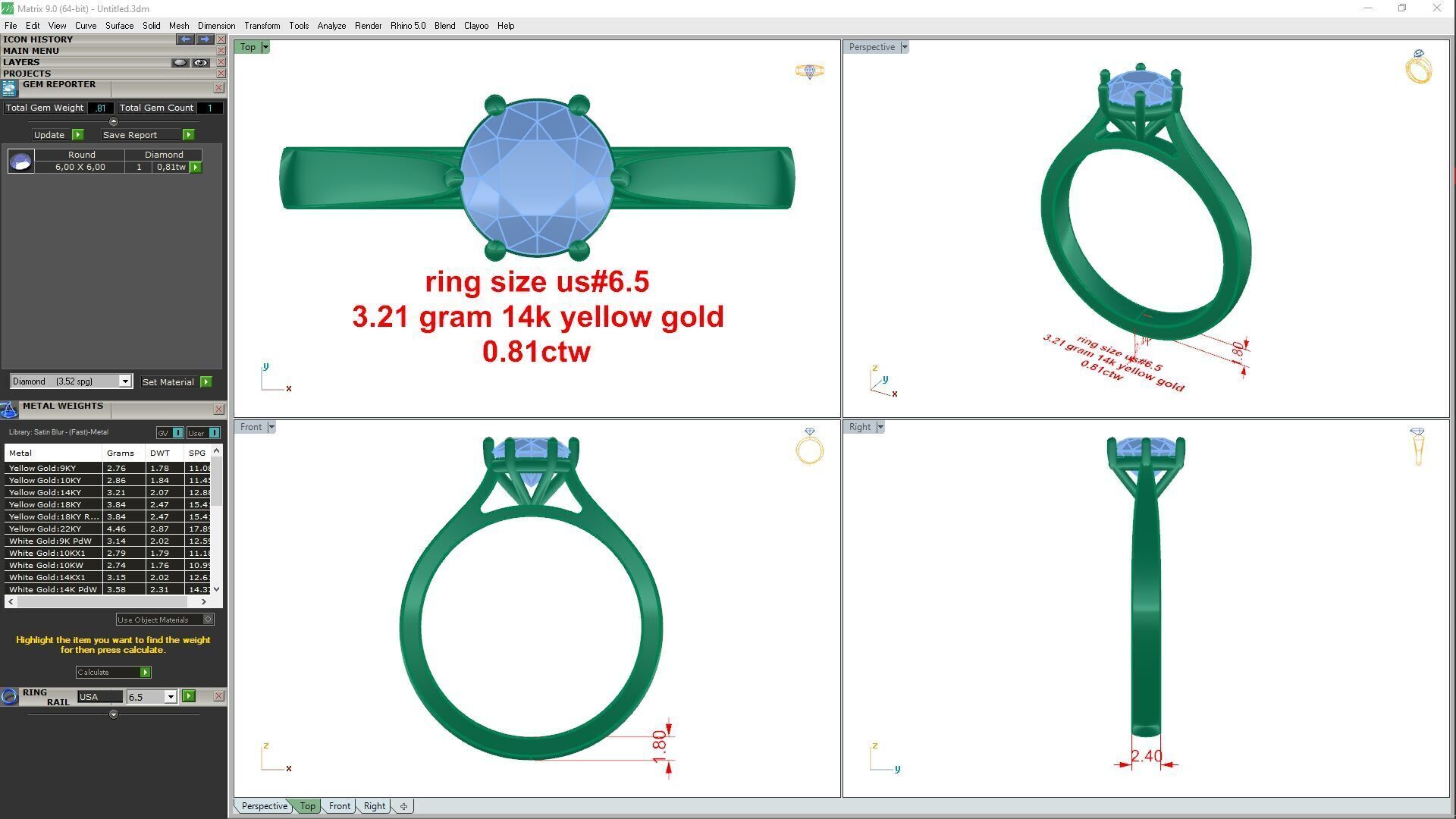 Ring 1098 3D print model_1