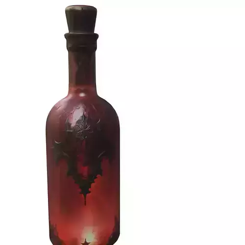 Dark Magic Potion Bottle