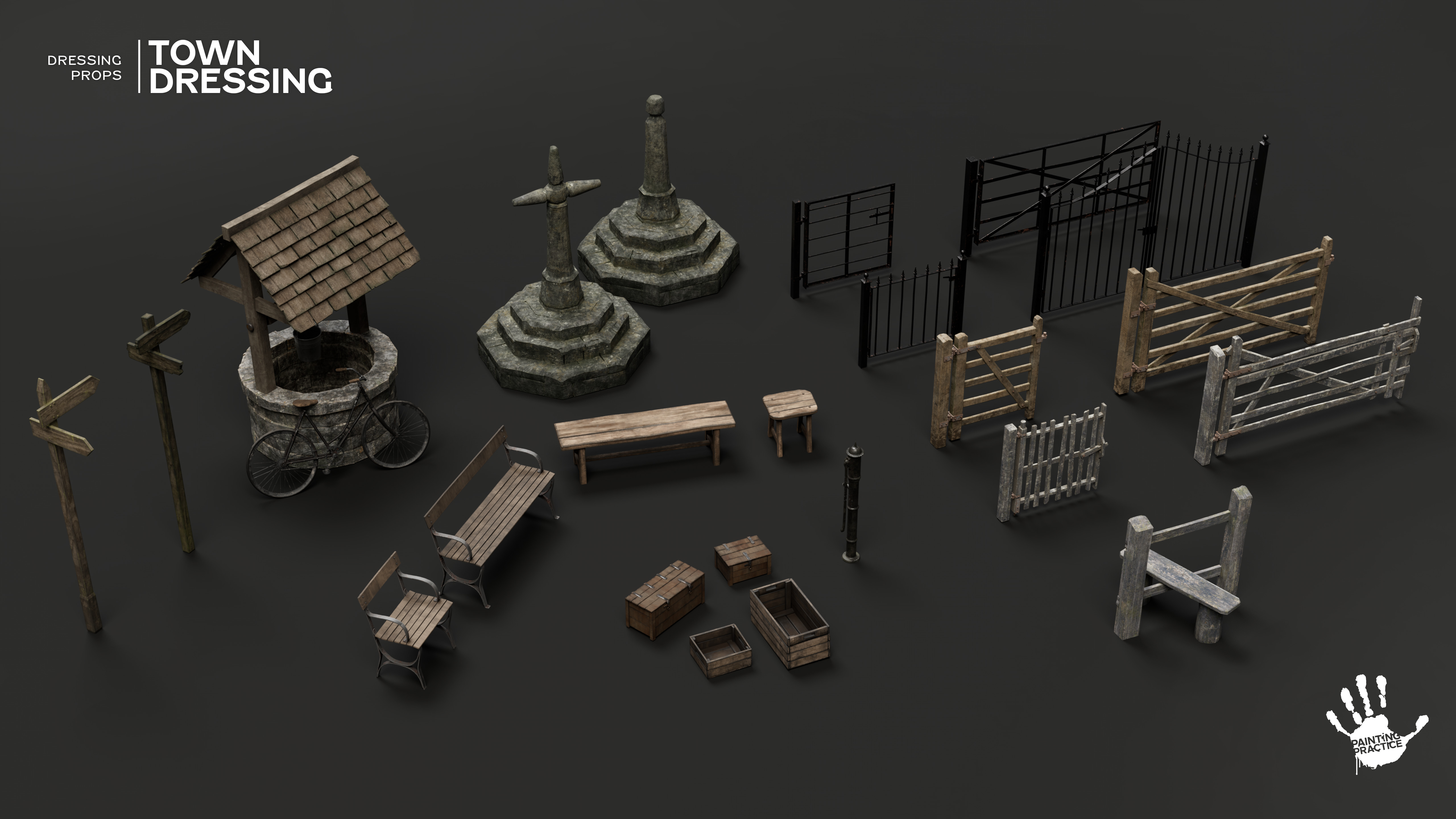 Plan V Ye Old Villages A Multi-Purpose World-Building Kit 3D model_7