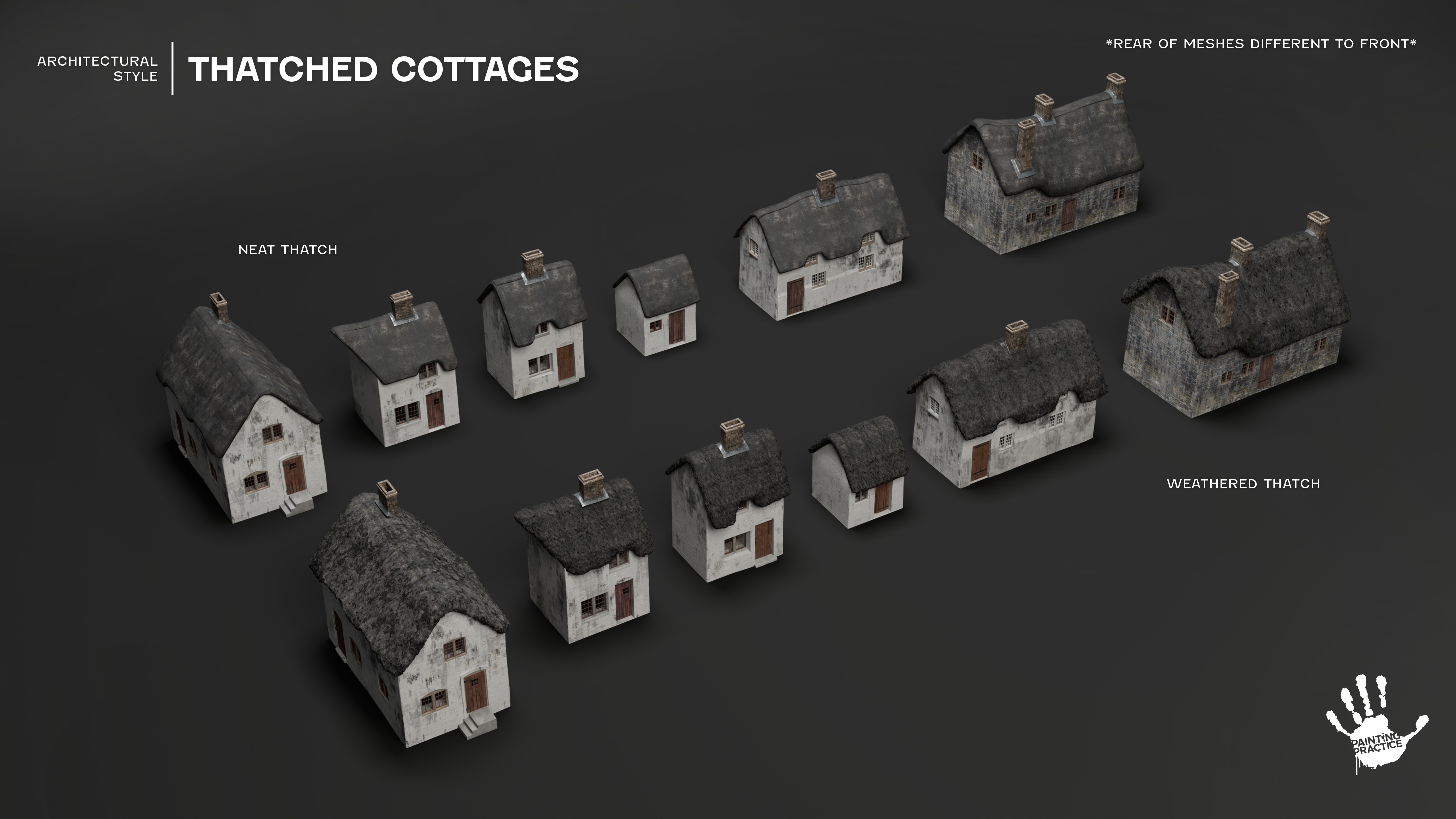 Plan V Ye Old Villages A Multi-Purpose World-Building Kit 3D model_4