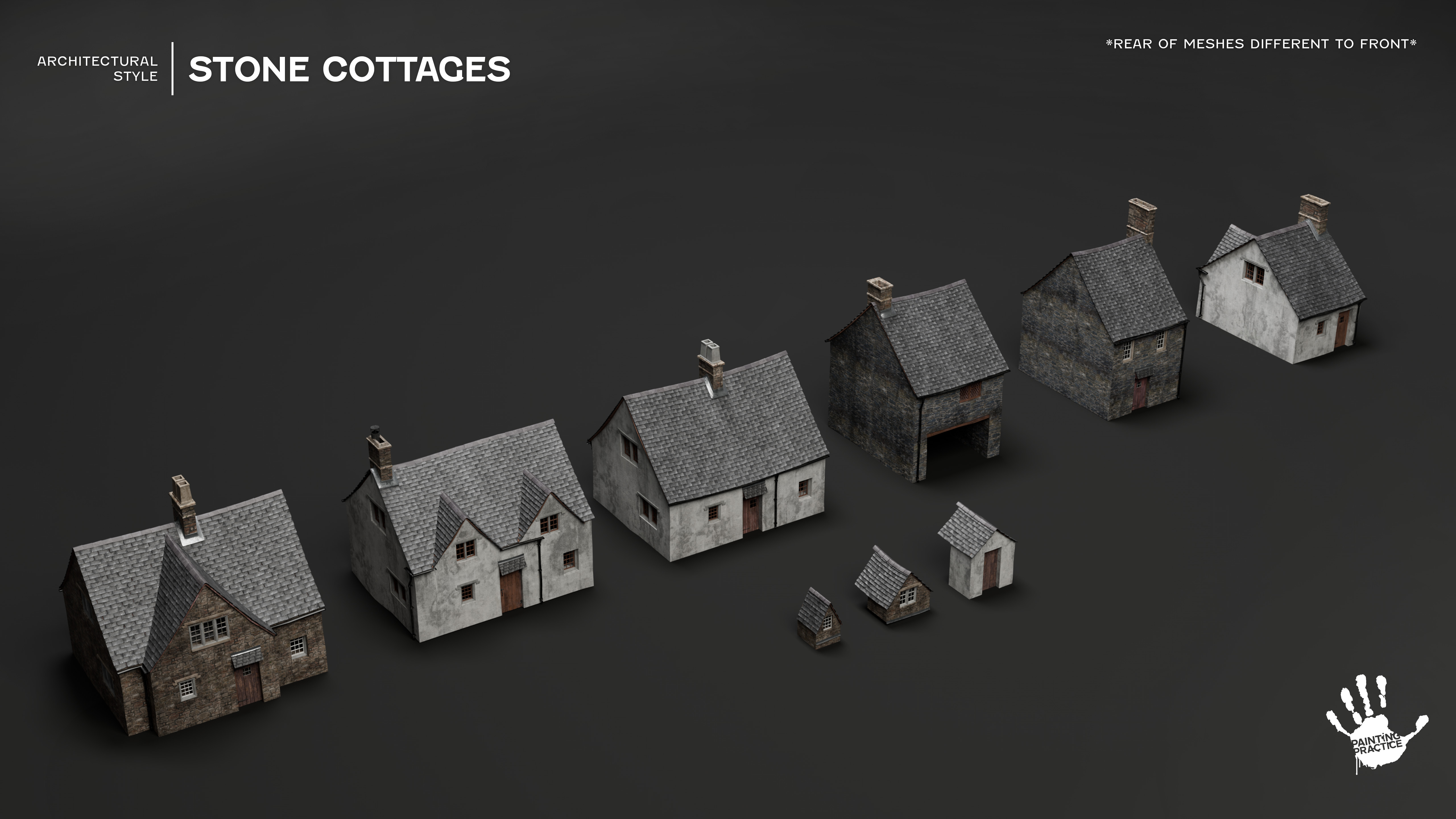 Plan V Ye Old Villages A Multi-Purpose World-Building Kit 3D model_5