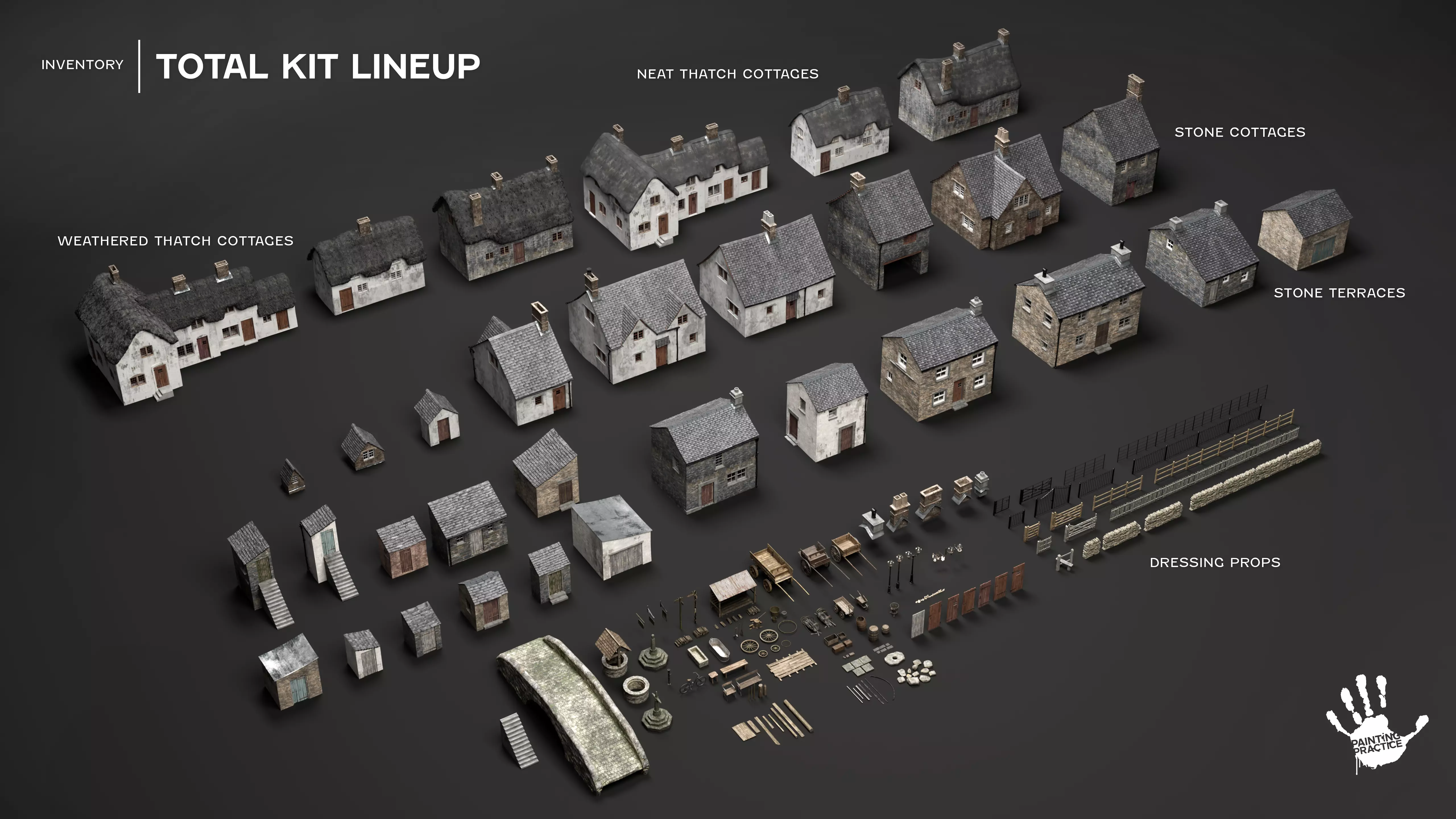 Plan V Ye Old Villages A Multi-Purpose World-Building Kit 3D model_1