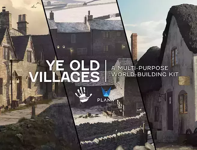 Plan V Ye Old Villages A Multi-Purpose World-Building Kit 3D model