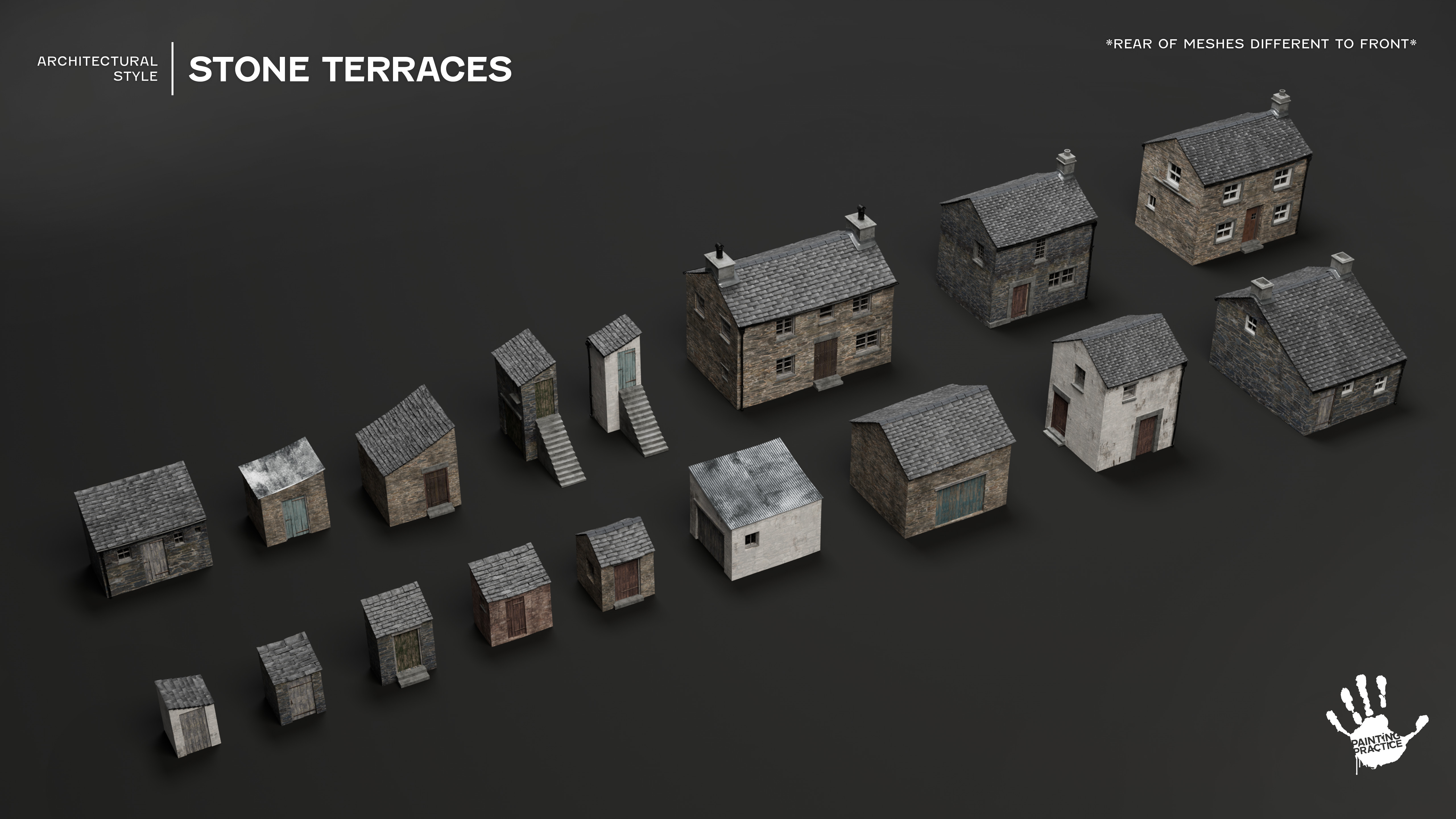 Plan V Ye Old Villages A Multi-Purpose World-Building Kit 3D model_3