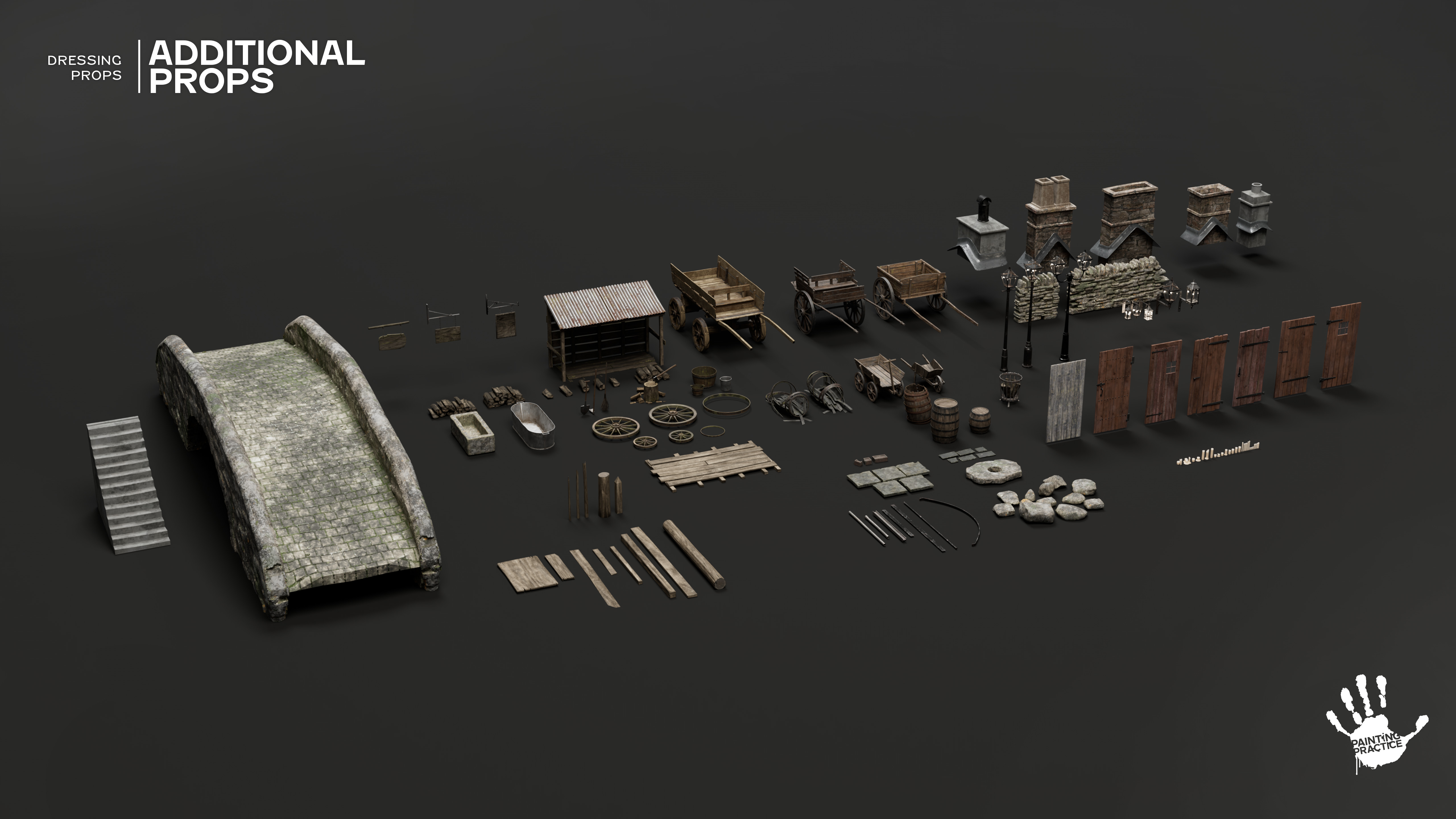 Plan V Ye Old Villages A Multi-Purpose World-Building Kit 3D model_6