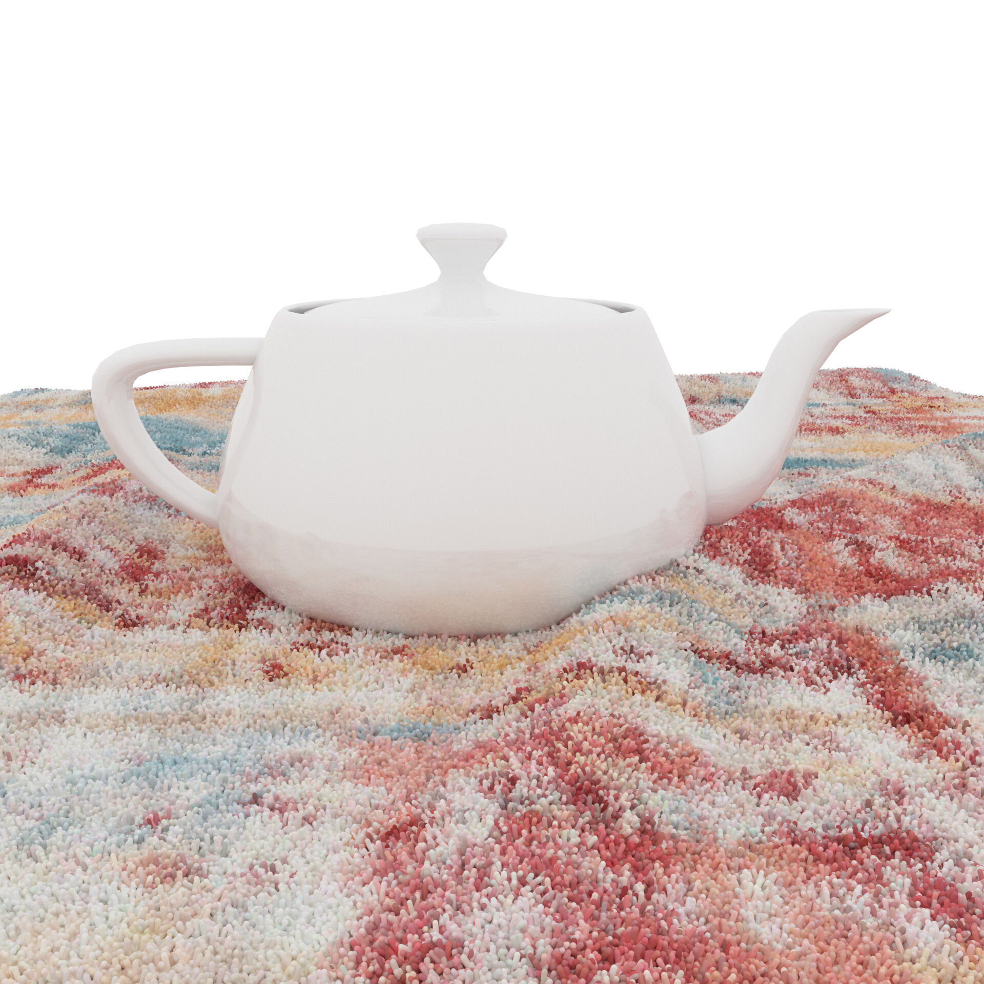 Rugs No 1037 Low-poly 3D model_8