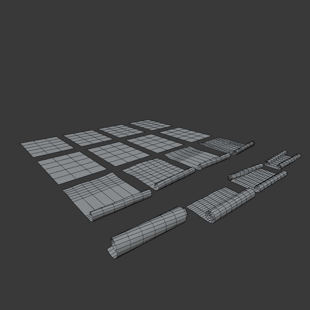 Old and New Paper Sheet Pack PBR Low Poly Low-poly 3D model_2