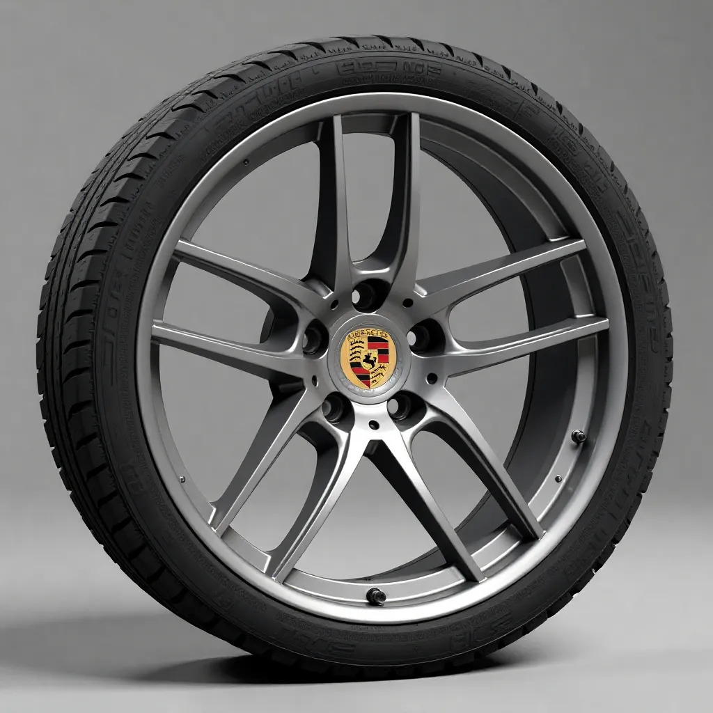 Porsche car components 3d pack   Low-poly 3D model_3