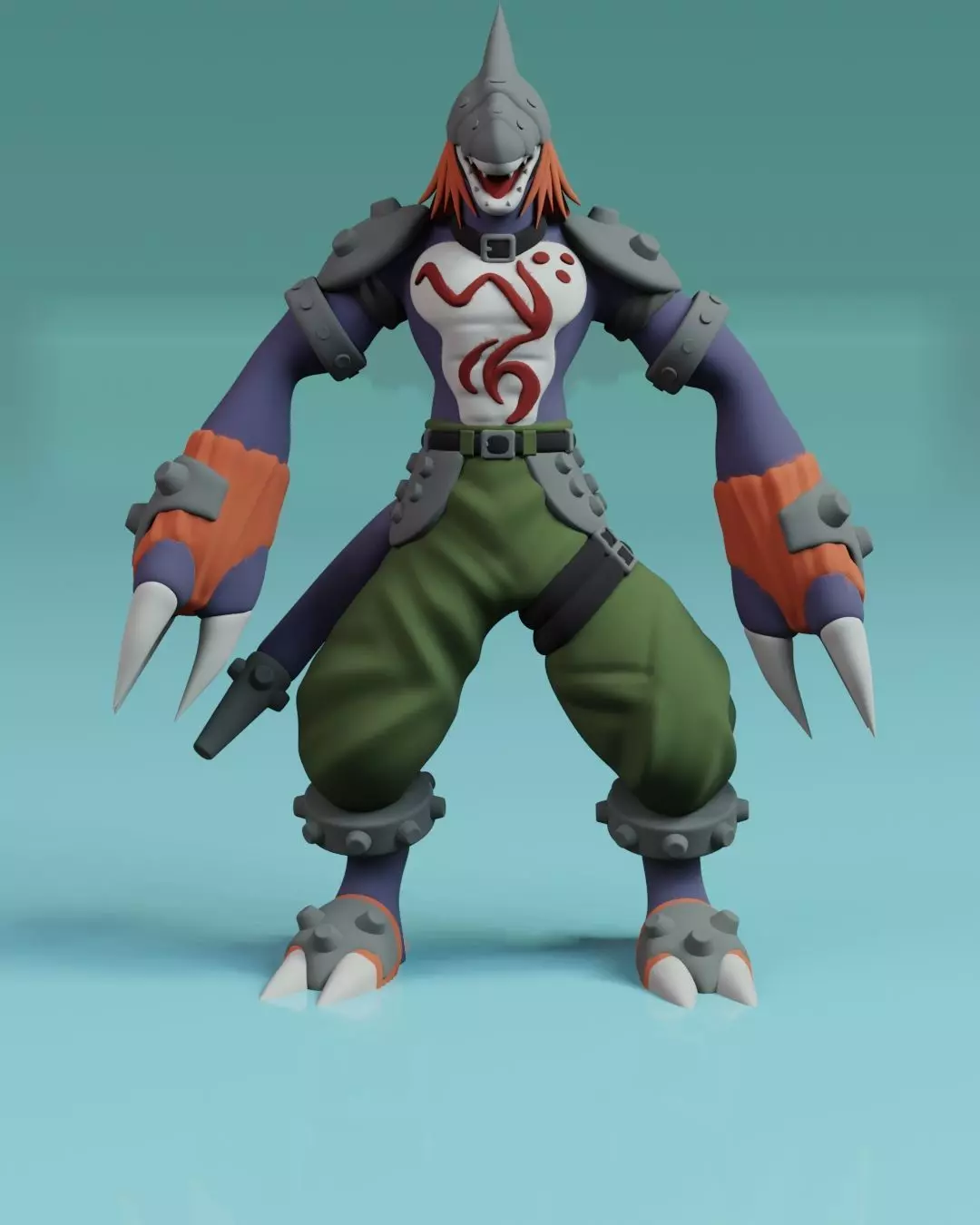 Strikedramon Digimon 3D print model