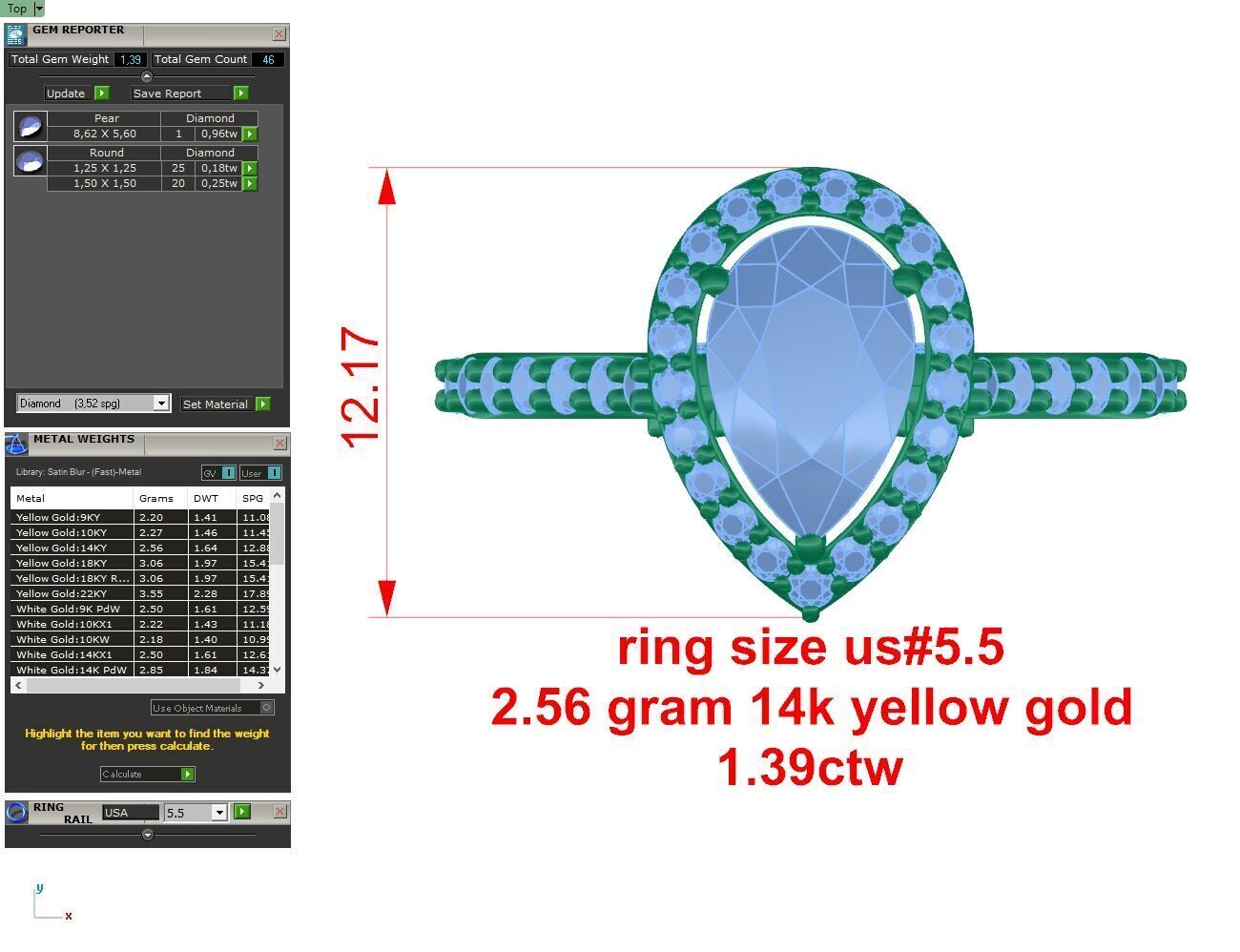 Ring 10100 3D print model_2