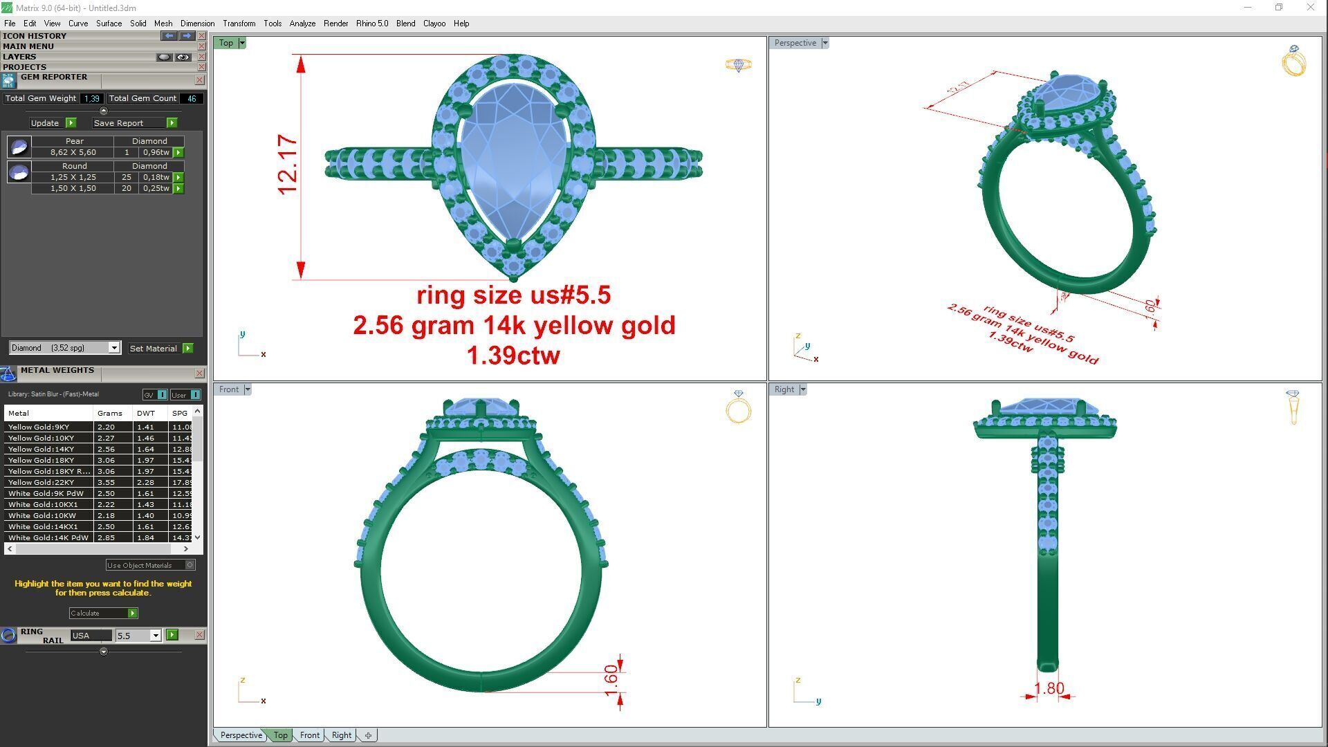 Ring 10100 3D print model_1