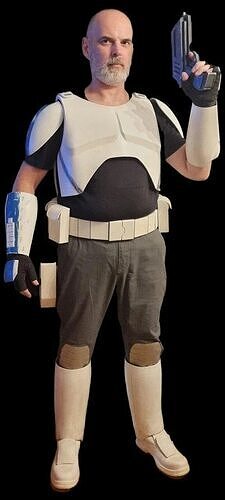 Rebels Old Man Rex Armor - Accurate Files -  NO HELMET 3D print model