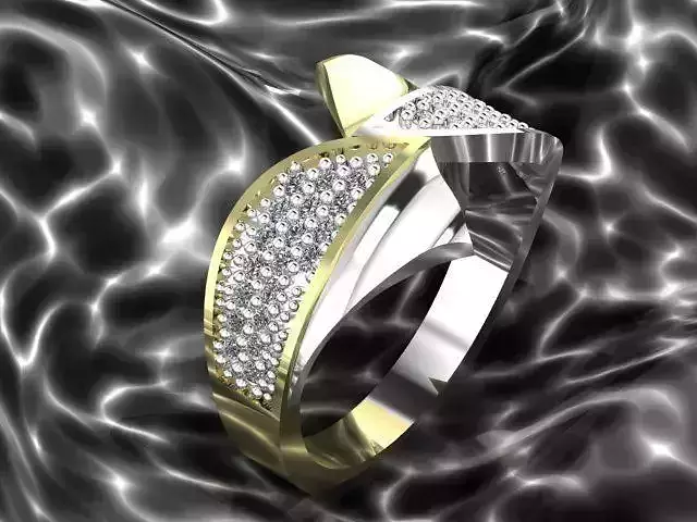 Ring gold and diamond