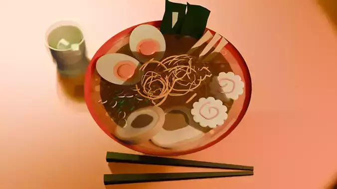 food ramen bowl