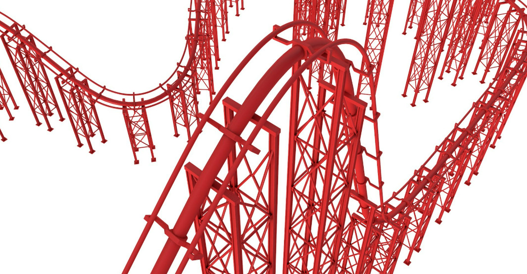 Roller Coaster Track 3D model_1