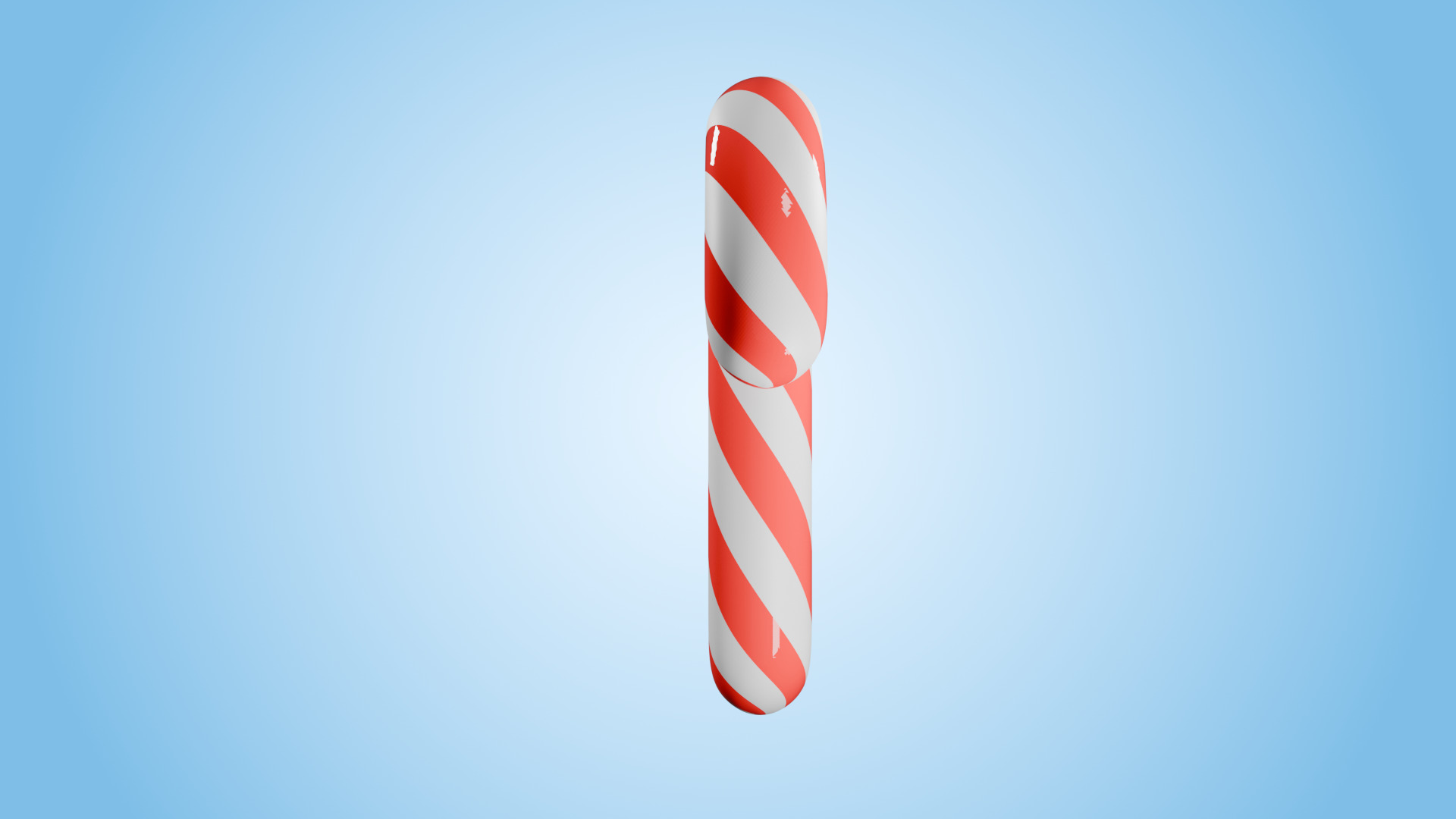 Christmas Candy Low-poly 3D model_7
