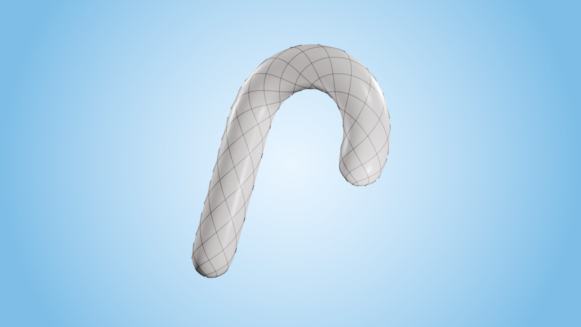 Christmas Candy Low-poly 3D model_2