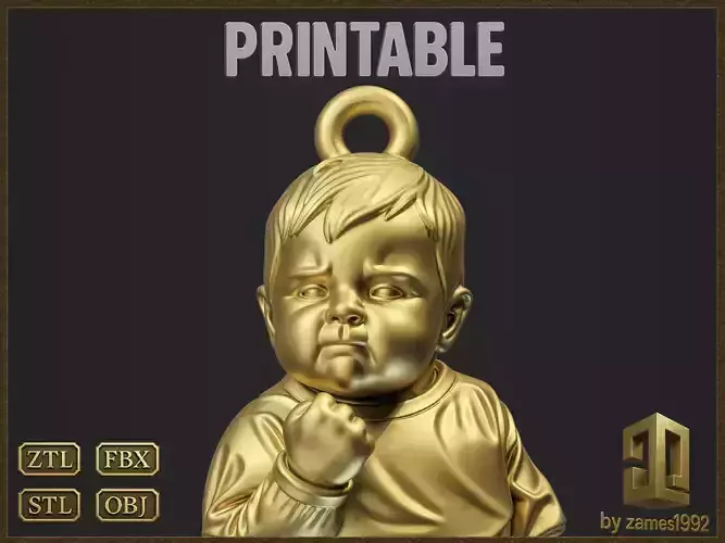 Meme Success Kid Pendant