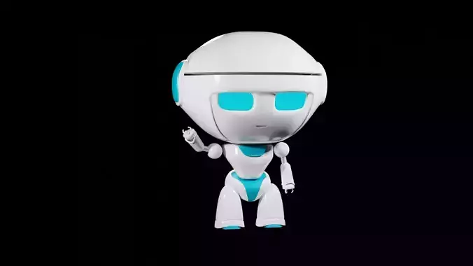 Mini Stylized Robot 