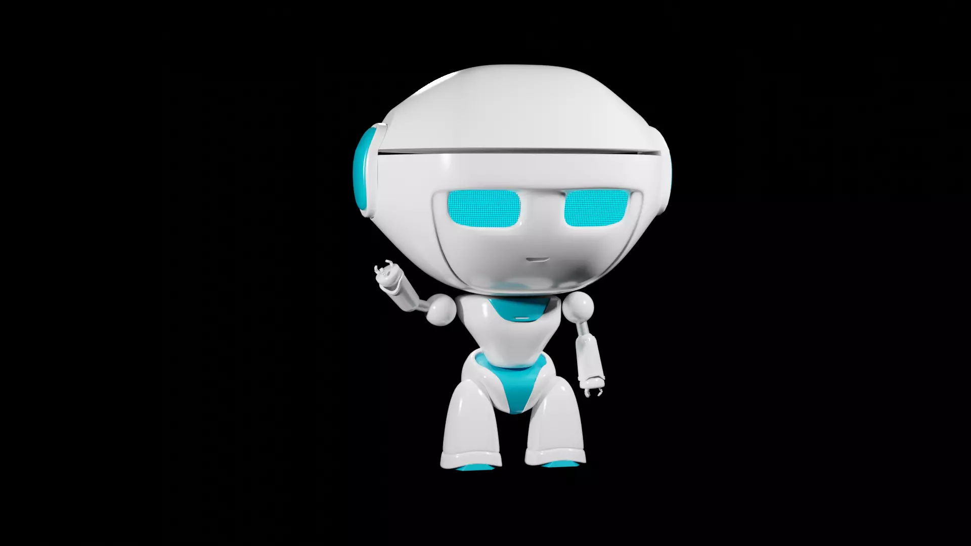 Mini Stylized Robot 3D model
