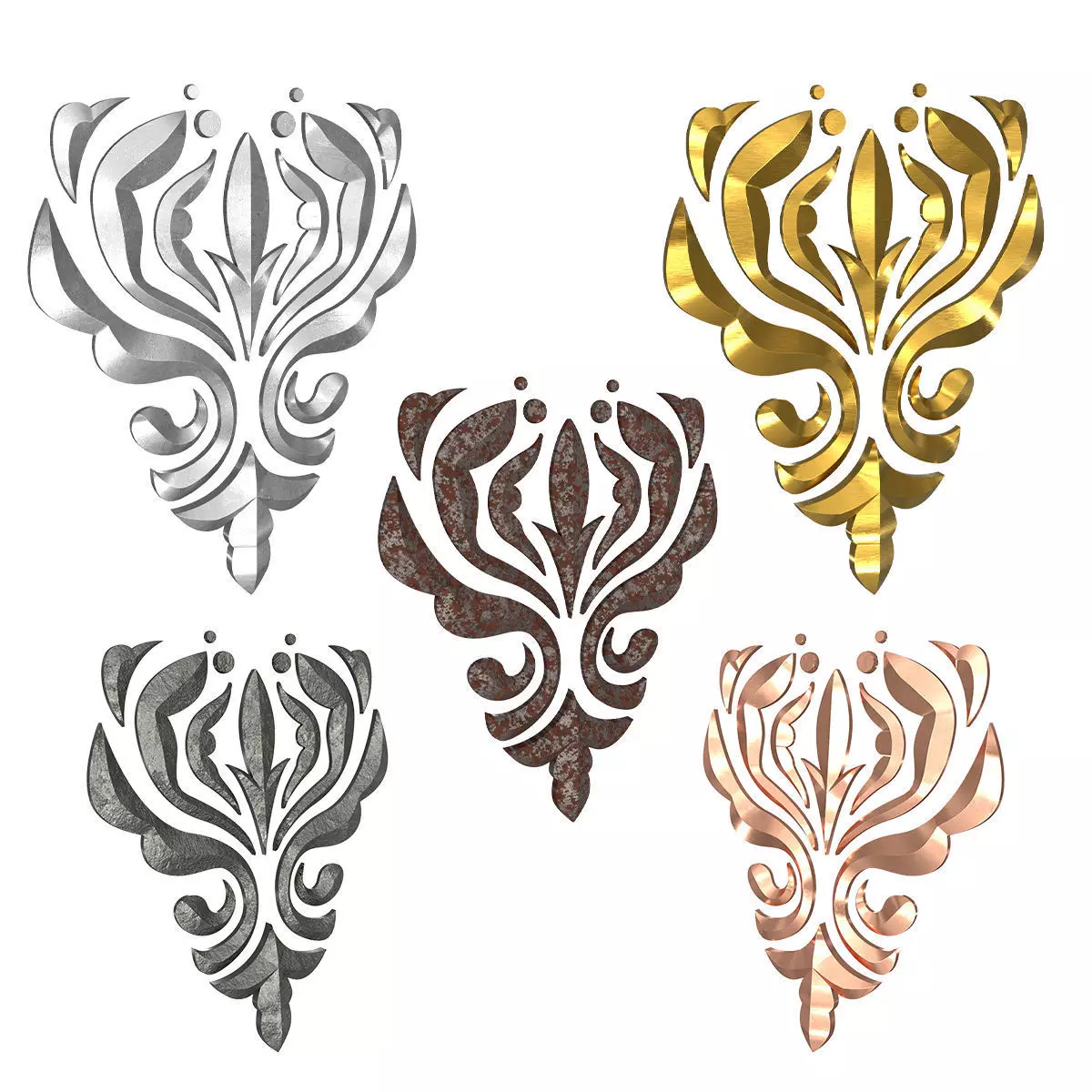 Carved Decor 3D model_0