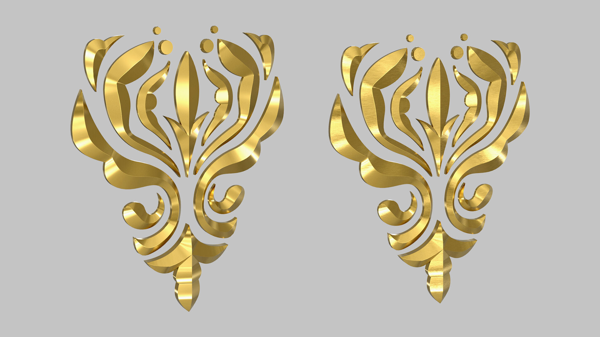 Carved Decor 3D model_1