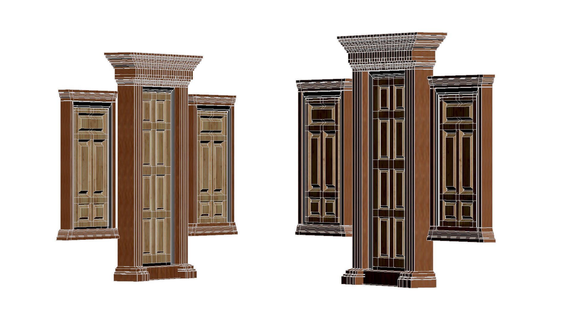 Door Window 3D model_7
