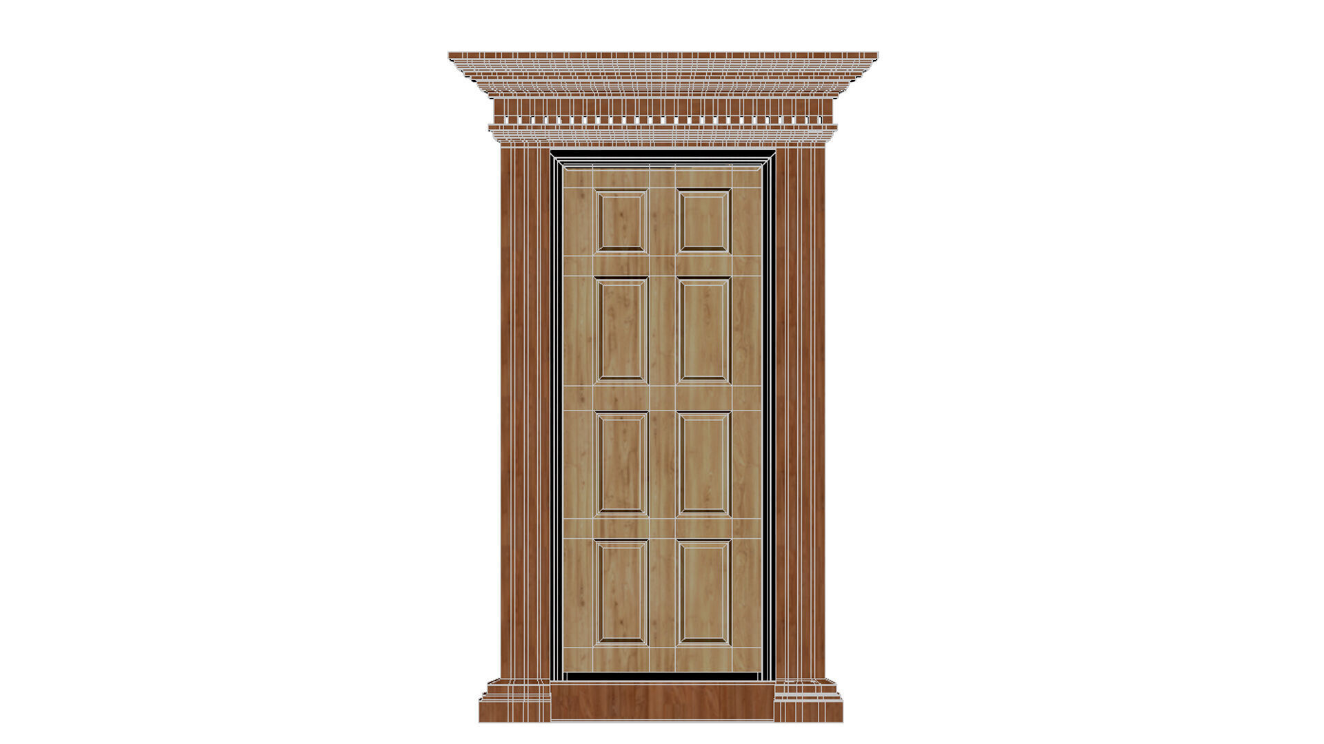 Door Window 3D model_8