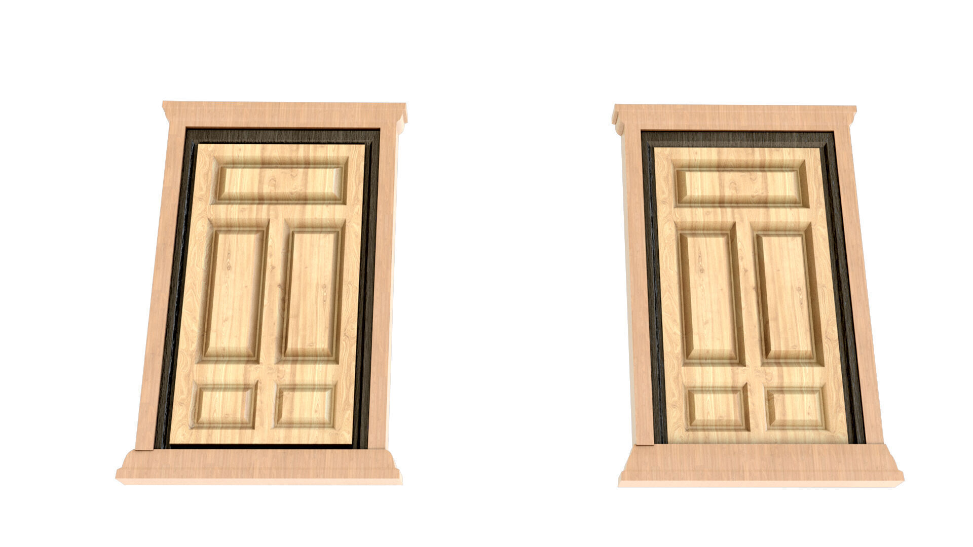 Door Window 3D model_3